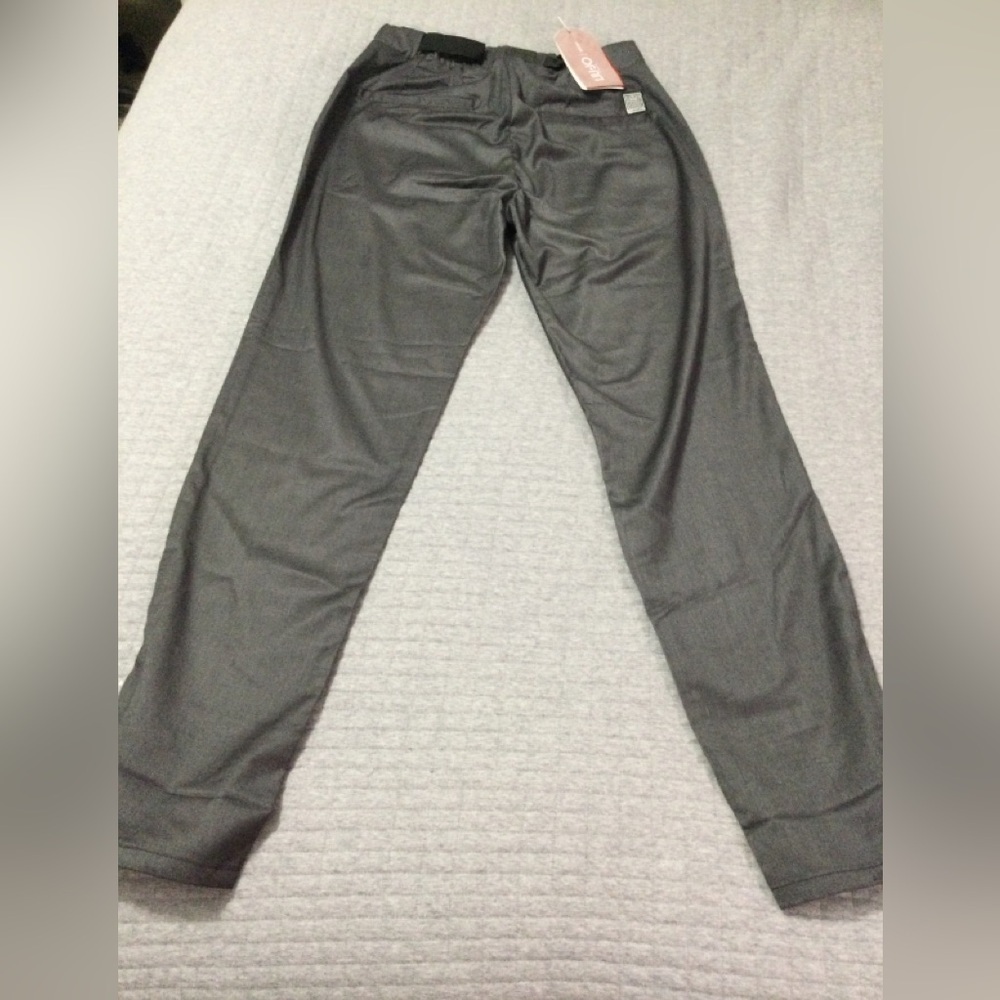 Liu Jo Uomo Sport Women’s Loose Fit Chino Medium Gray with Belt Size M (32) - Picture 2 of 12